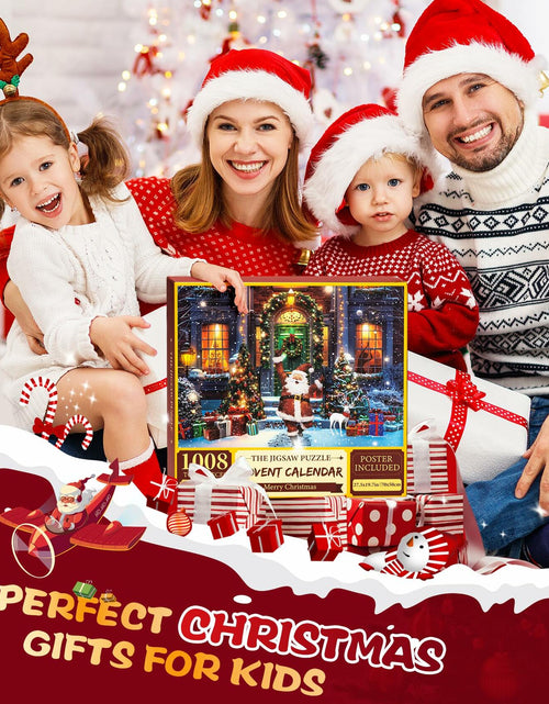 Load image into Gallery viewer, Protado 2025 Christmas Advent Calendar Puzzle 1008 Pieces 27.5x19.7in
