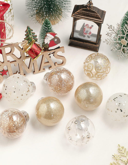 Load image into Gallery viewer, [Like New] YYHUAWU Christmas Ball Ornaments Hanging Tree Decorations Set Xmas Decor

