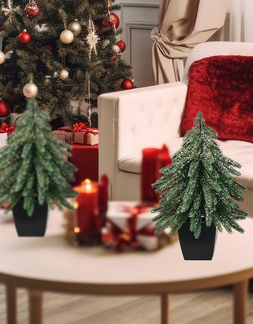 Load image into Gallery viewer, Aimmop 12inch Christmas Tree Artificial Decoration 90 Branch Tips Green 1Pack
