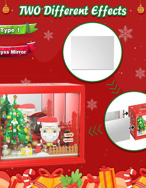 Load image into Gallery viewer, Bestbase Santa Claus Christmas Tree Building Blocks Kit 512pc LED Light
