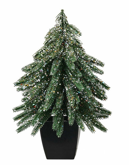 Load image into Gallery viewer, Aimmop 12inch Christmas Tree Artificial Decoration 90 Branch Tips Green 1Pack
