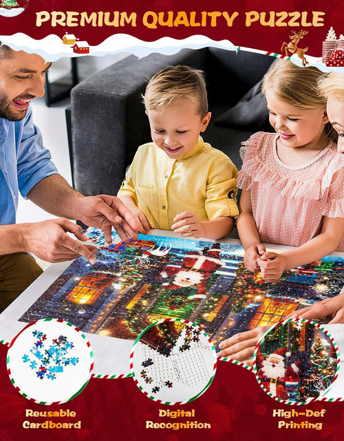 Load image into Gallery viewer, Protado 2025 Christmas Advent Calendar Puzzle 1008 Pieces 27.5x19.7in
