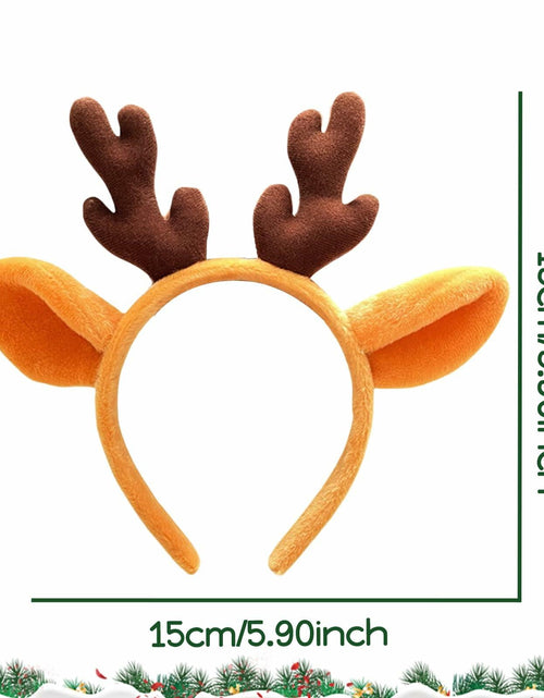 Load image into Gallery viewer, ZEYER Christmas Reindeer Antlers Headband Animal Ears 1PCS Women
