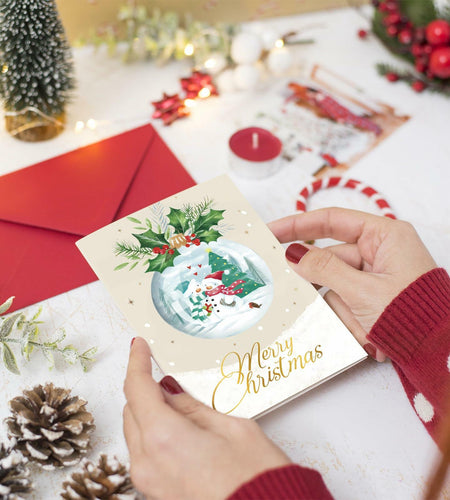 [Like New] STYPOP Christmas Cards 24-Pack 4x6 Assorted Designs with Envelopes