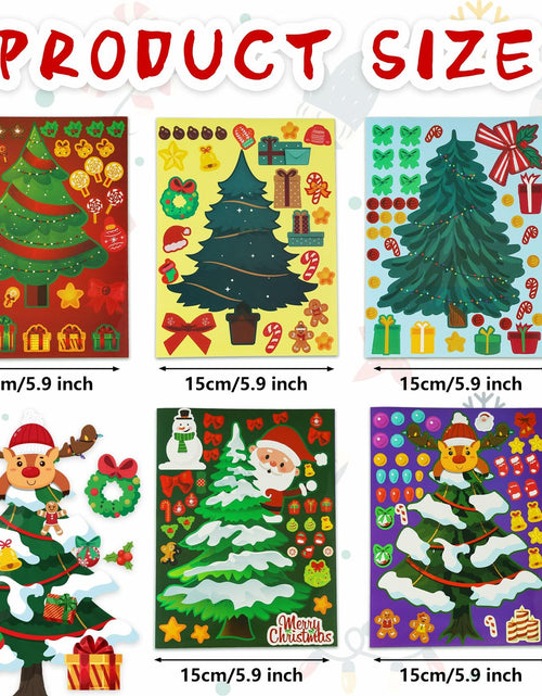 Load image into Gallery viewer, 40 Sheets Christmas Tree Stickers DIY Crafts Party Present Supply
