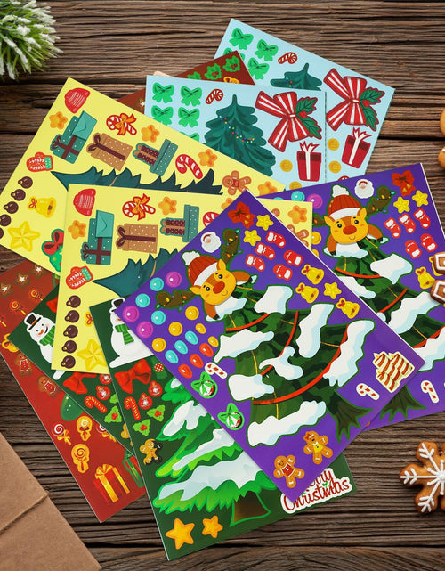 Load image into Gallery viewer, 40 Sheets Christmas Tree Stickers DIY Crafts Party Present Supply
