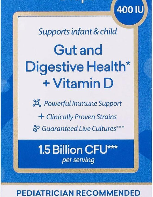 Load image into Gallery viewer, CalmCo Probiotic Vitamin D Drops Infant Child Gut Health Unflavored 15ml 1pc
