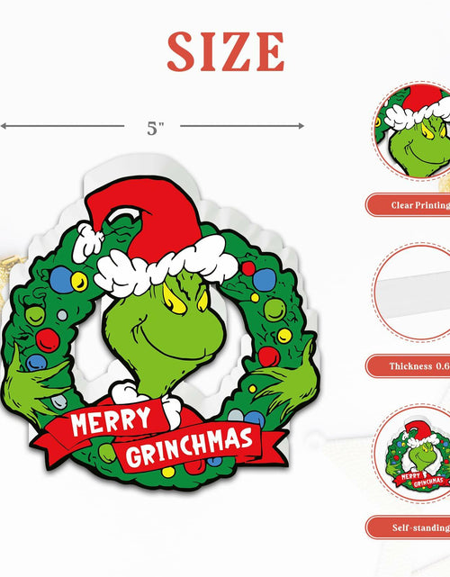 Load image into Gallery viewer, Whoville Merry Christmas Wood Sign Funny Tiered Tray Farmhouse Decor
