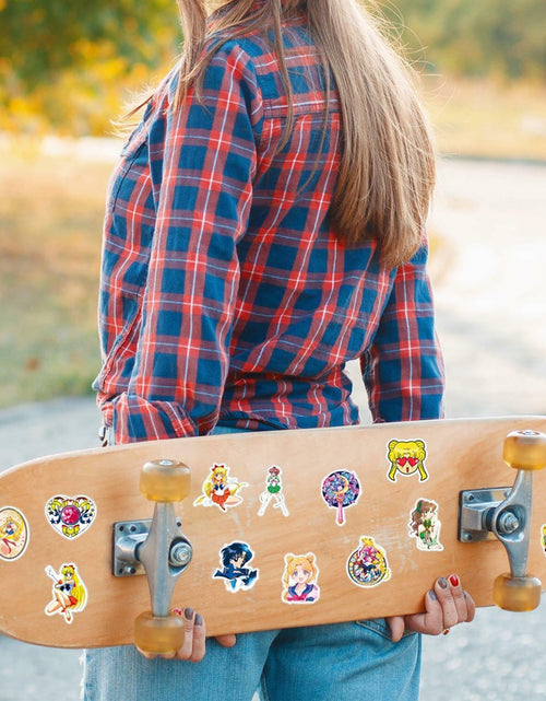 Load image into Gallery viewer, Babymiu Anime Moon Stickers 200 Pcs Vinyl Decals Party Supplies BA189
