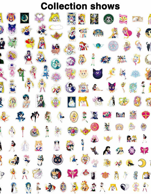 Load image into Gallery viewer, Babymiu Anime Moon Stickers 200 Pcs Vinyl Decals Party Supplies BA189
