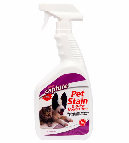 Capture Pet Stain & Odor Neutralizer Spray 32oz Carpet Wood Leather Rug