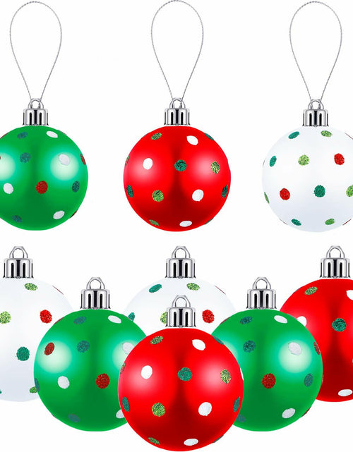 Load image into Gallery viewer, Sumind Christmas Balls Ornaments 6 Pcs 2.4in Swirl Candy Red Green Xmas

