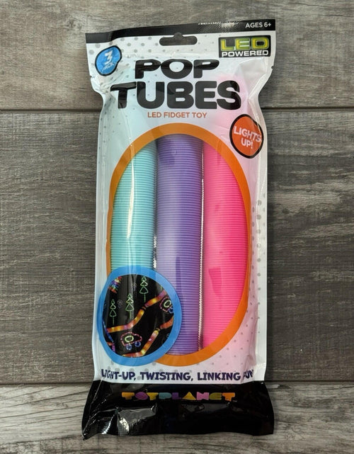 Load image into Gallery viewer, Toy Planet Pop Tubes LED Fidget Sensory Toy P1 Light Up Tubes
