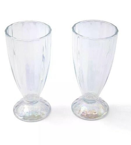 Target Bullseye's Playground Americana Milkshake Glasses 2pk 12.9oz Clear