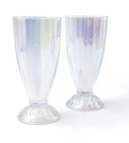 Target Bullseye's Playground Americana Milkshake Glasses 2pk 12.9oz Clear
