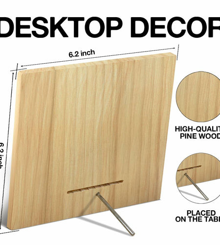 Coworker Appreciation Wood Sign Desk Decor 6.3x6.3 Inches Office Gift