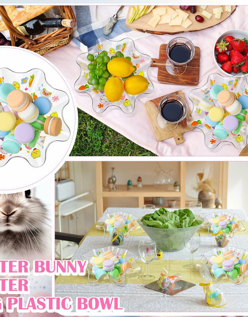 Load image into Gallery viewer, [Like New] Tioncy 4 Pcs Easter Bowls Egg Serving Plastic Candy Dish 8.3in Set
