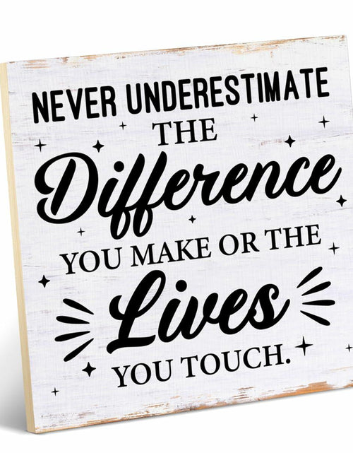 Load image into Gallery viewer, Coworker Appreciation Wood Sign Desk Decor 6.3x6.3 Inches Office Gift
