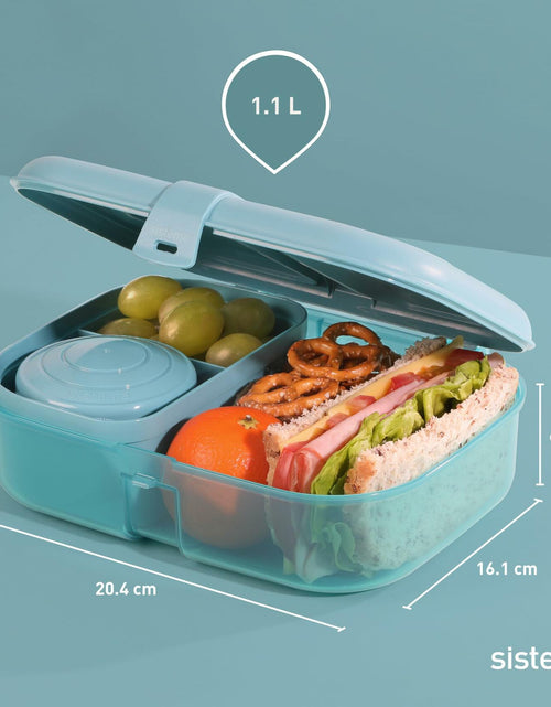 Load image into Gallery viewer, Sistema PDQ Ribbon Lunch To Go 1.1L Container BPA Free
