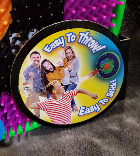 Big Time Toys Super Dart Board Darts Easy Throw Easy Stick Multi-Color