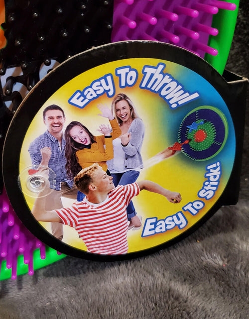 Load image into Gallery viewer, Big Time Toys Super Dart Board Darts Easy Throw Easy Stick Multi-Color
