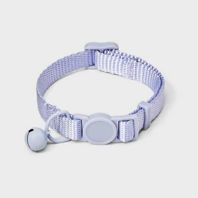Load image into Gallery viewer, Boots &amp; Barkley Adjustable Length Bell Cat Collar Lilac Purple Size One Size
