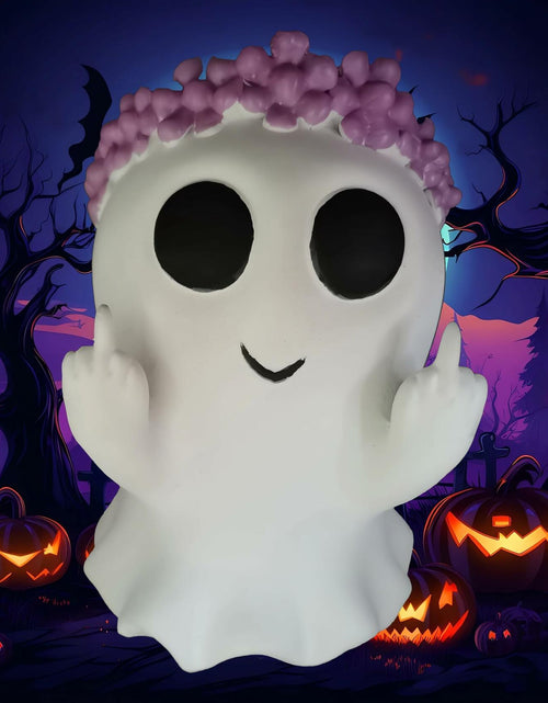Load image into Gallery viewer, PIYFVX Ghost Statue Spooky Figurine Decor Halloween Christmas 4x3.9x5.9 inch
