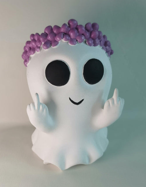 Load image into Gallery viewer, PIYFVX Ghost Statue Spooky Figurine Decor Halloween Christmas 4x3.9x5.9 inch
