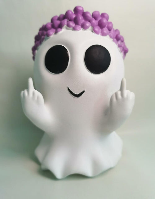 Load image into Gallery viewer, PIYFVX Ghost Statue Spooky Figurine Decor Halloween Christmas 4x3.9x5.9 inch
