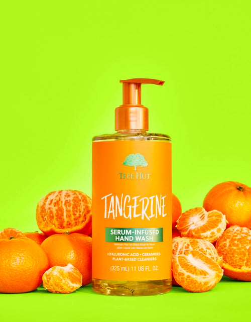 Load image into Gallery viewer, Tree Hut Tangerine Serum Infused Hand Wash Nourish Hydrate 11 fl oz
