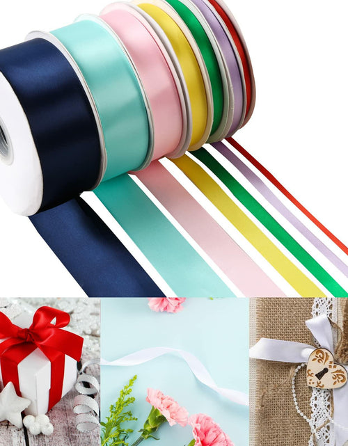 Load image into Gallery viewer, Double Faced Satin Ribbon 1" x 50yd Forest Green High Density Polyester
