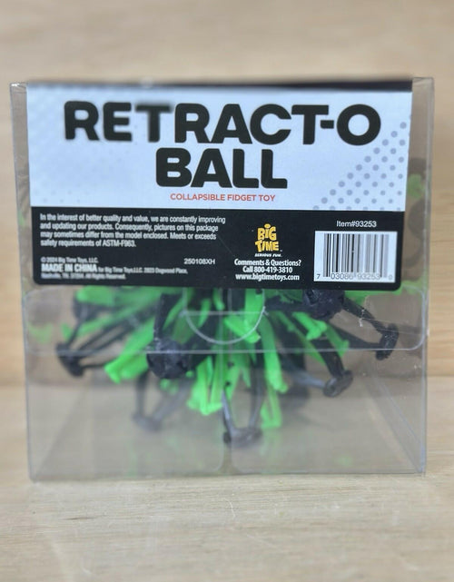 Load image into Gallery viewer, Toy Planet Retract-O Ball Collapsible Fidget Toy
