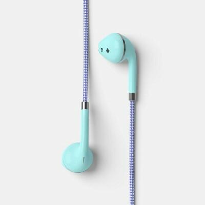 Load image into Gallery viewer, Heyday Wired Earbuds Built-In Mic 3.5mm Jack Spring Teal
