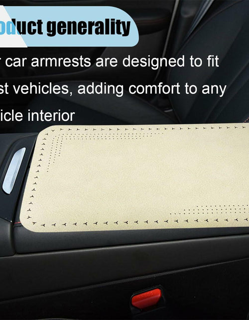 Load image into Gallery viewer, LAINLOY Car Center Console Pad Leather Armrest Cover Universal
