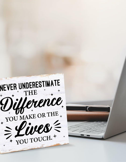 Load image into Gallery viewer, Coworker Appreciation Wood Sign Desk Decor 6.3x6.3 Inches Office Gift
