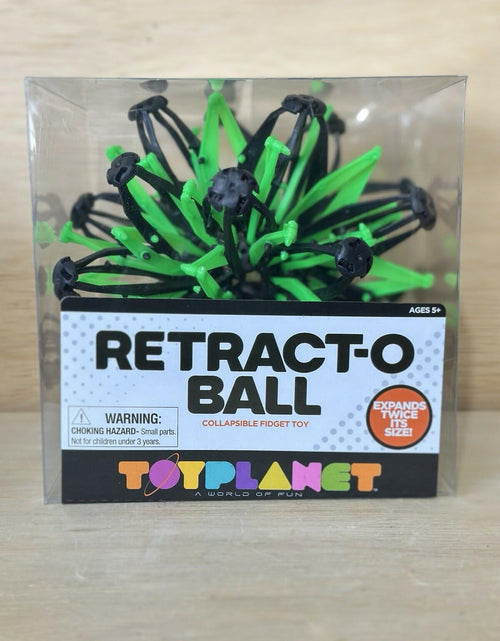 Load image into Gallery viewer, Toy Planet Retract-O Ball Collapsible Fidget Toy
