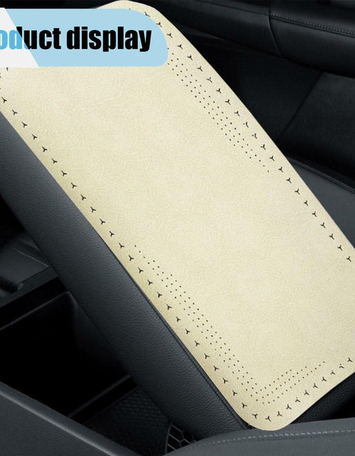 Load image into Gallery viewer, LAINLOY Car Center Console Pad Leather Armrest Cover Universal
