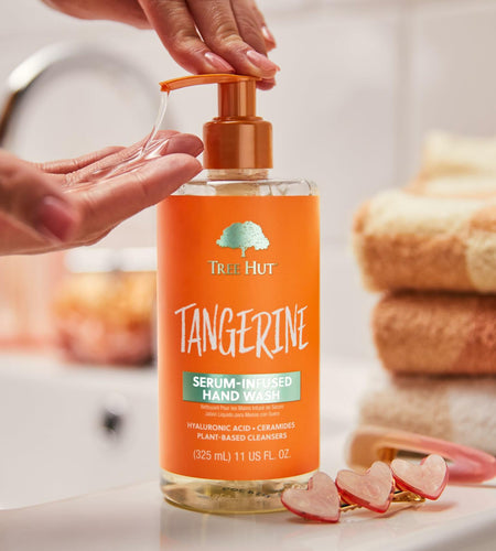 Tree Hut Tangerine Serum Infused Hand Wash Nourish Hydrate 11 fl oz