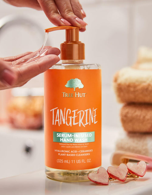 Load image into Gallery viewer, Tree Hut Tangerine Serum Infused Hand Wash Nourish Hydrate 11 fl oz
