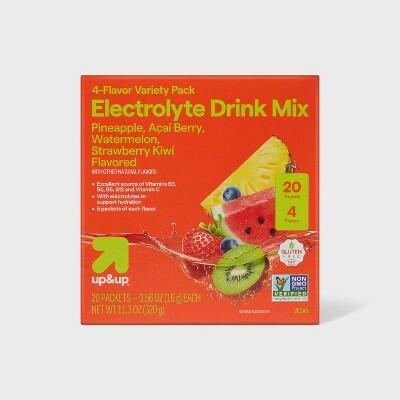 Load image into Gallery viewer, BestBy01/27 up&amp;up Hydration Electrolytes Drink Mix Variety Pack 11.3oz 20ct
