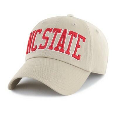 Load image into Gallery viewer, NCAA NC State Wolfpack Khaki Clique Hat One Size
