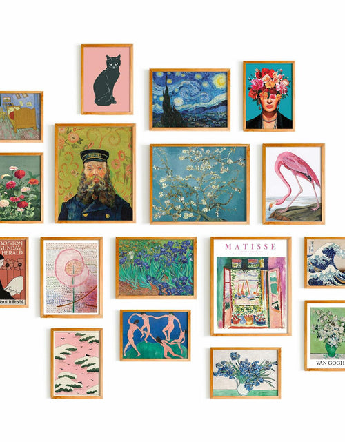 Load image into Gallery viewer, 365DoRoTeYa Colorful Eclectic Gallery Wall Art Set 17 PCS Unframed
