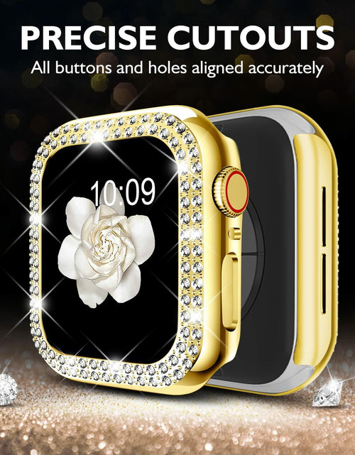 Load image into Gallery viewer, DABAOZA Apple Watch Band Crystal Rhinestone Case Mesh Strap 38mm Starlight
