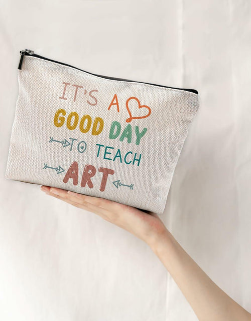 Load image into Gallery viewer, NEGIGA Physics Teacher Makeup Bag Travel Cosmetic Pouch Zipper Case
