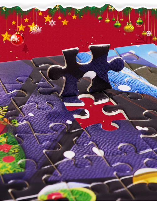 Load image into Gallery viewer, Advent Calendar 2025 Christmas Jigsaw Puzzle 1000pcs 24 Days Countdown
