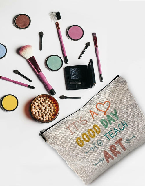 Load image into Gallery viewer, NEGIGA Physics Teacher Makeup Bag Travel Cosmetic Pouch Zipper Case
