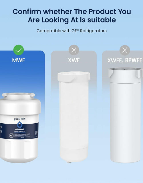 Load image into Gallery viewer, [Like New] GLACIER FRESH Replacement MWF Refrigerator Water Filters 3 Pack SmartWater
