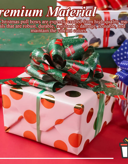 Load image into Gallery viewer, VGOODALL Christmas Pull Bows 5 Inch 30PCS Red Gift Wrap Decor
