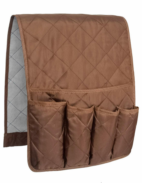 Load image into Gallery viewer, MDSTOP Remote Control Holder 5 Pockets Sofa Couch Armrest Organizer
