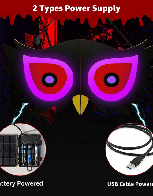 Load image into Gallery viewer, [Like New] BlcTec Halloween Spooky Eyes Lights 23.6in 7 Color Modes USB Battery Style C
